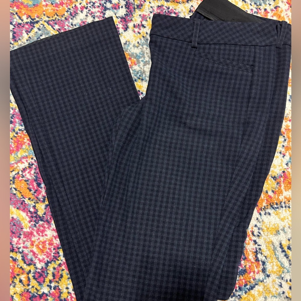 Express Columnist Pant blue and black plaid